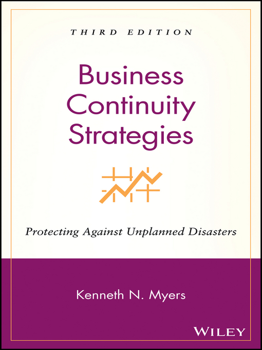 Title details for Business Continuity Strategies by Kenneth N. Myers - Available